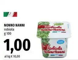 Famila Superstore Robiola Nonno Nanni offerta