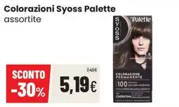 Coop Master Alleanza 3.0 Colorazioni Syoss Palette assortite offerta