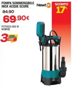 Bricofer Pompa sommergibile inox acque scure Newton offerta