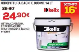 Bricofer Idropittura bagni e cucine kelix offerta