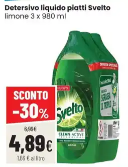 Coop Master Alleanza 3.0 Detersivo liquido piatti Svelto limone offerta