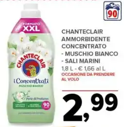 Todis Chanteclair ammorbidente concentrato muschio bianco offerta