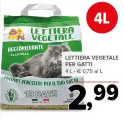 Todis Lettiera vegetale PiriPui offerta