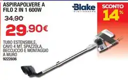 Bricofer Aspirapolvere a filo 2 in 1 Blake offerta