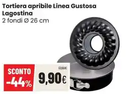 Coop Master Alleanza 3.0 Tortiera apribile Linea Gustosa Lagostina offerta