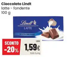 Coop Master Alleanza 3.0 Cioccolato Lindt latte - fondente offerta