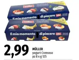 Famila Superstore Müller yogurt Cremoso offerta