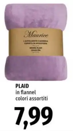 Famila Superstore Plaid Maurice in flannel offerta