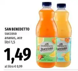 Famila Superstore San Benedetto Succoso ananas, ace offerta