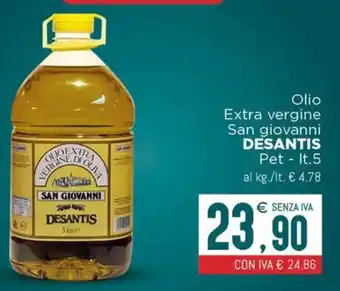 Olio extra vergine San Giovanni Desantis