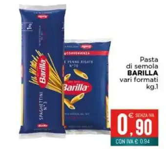 Altasfera Pasta di semola Barilla offerta
