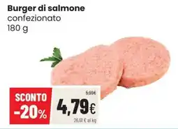 Coop Master Alleanza 3.0 Burger di salmone confezionato offerta