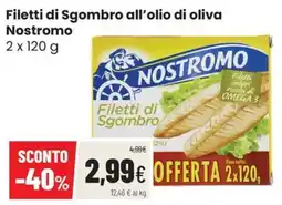 Coop Master Alleanza 3.0 Filetti di Sgombro Nostromo offerta