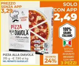 Todis Pizza alla diavola Todis offerta