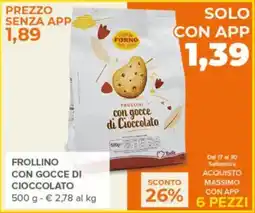 Todis Frollini con gocce di cioccolato offerta