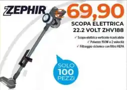 Todis Scopa elettrica ZEPHIR offerta