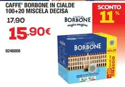 Bricofer Caffè Borbone in cialde offerta
