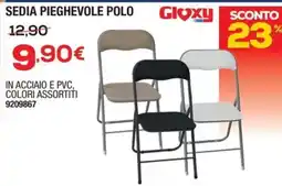 Bricofer Sedia pieghevole Polo Gloxy offerta