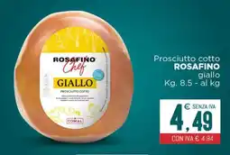 Altasfera Prosciutto cotto ROSAFINO giallo offerta
