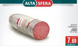 Altasfera Salame ungherese dolce COATI offerta
