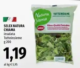 Famila Superstore Selex Natura Chiama insalata offerta