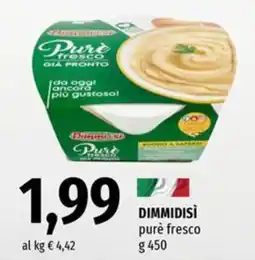 Famila Superstore DIMMIDISÌ purè fresco offerta