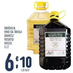 Gruppo Pascar Vino da tavola Bardulia offerta