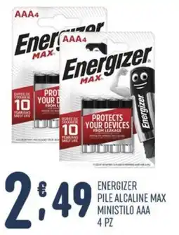Gruppo Pascar Energizer pile alcaline max ministilo aaa offerta