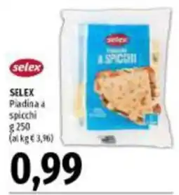 Emi Market Selex Piadina a spicchi offerta