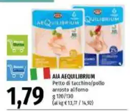 Emi Market AIA AEQUILIBRIUM Petto di tacchino/pollo arrosto al fumo offerta