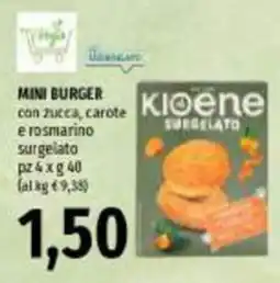 Emi Market Mini burger kioene offerta