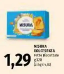 Emi Market Misura Dolcezza Fette Biscottate offerta