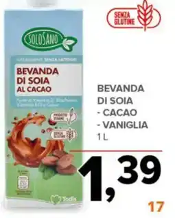 Todis Beveranda di soia SoloSano offerta