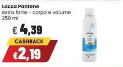 Coop Master Alleanza 3.0 Lacca Pantene extra forte - corpo e volume offerta
