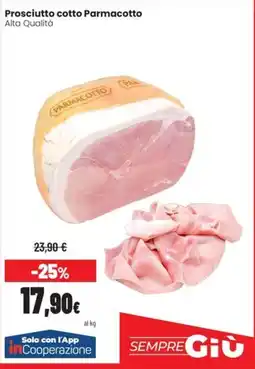 Coop Master Alleanza 3.0 Prosciutto cotto Parmacotto offerta
