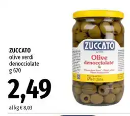 Famila Superstore Zuccato olive verdi denocciolate offerta