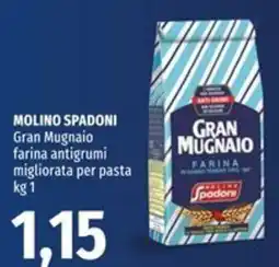 Famila Superstore Gran Mugnaio farina antigrumi migliorata per pasta offerta