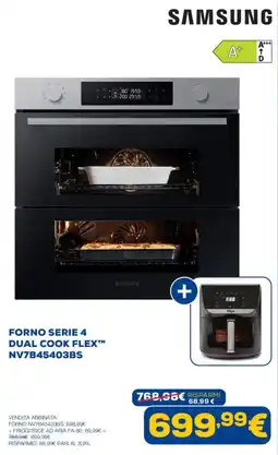 Euronics Forno Serie 4 Dual Cook Flex™ Samsung offerta