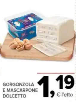 Todis Gorgonzola e mascarpone dolcetto offerta