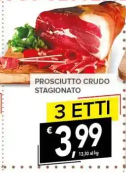 Todis Prosciutto crudo stagionato offerta