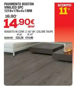 Bricofer Pavimento Boston vinilico SPC offerta