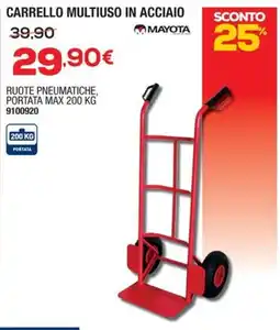 Bricofer Carrello multiuso in acciaio Mayota offerta