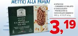 Todis L'Arte delle specialità Stecco gelato panna e caramello salato offerta