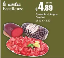 Sì con te Supermercati Bresaola di Angus Gardani offerta