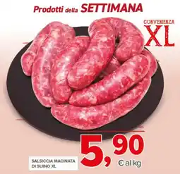 Todis Salsiccia macinata di suino XL offerta