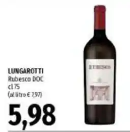 Emi Market Lungarotti Rubesco DOC offerta