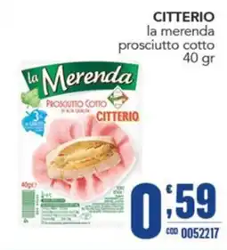 Gruppo di Palo la Merenda Prosciutto Cotto Citterio offerta