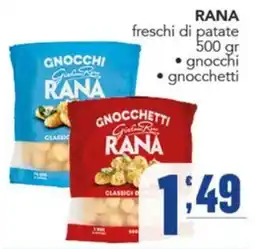 Gruppo di Palo Gnocchi e gnocchetti Rana offerta
