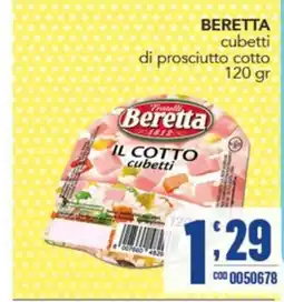 Gruppo di Palo Beretta cubetti di prosciutto cotto offerta
