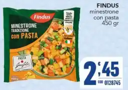 Gruppo di Palo Findus minestrone tradizione con pasta offerta